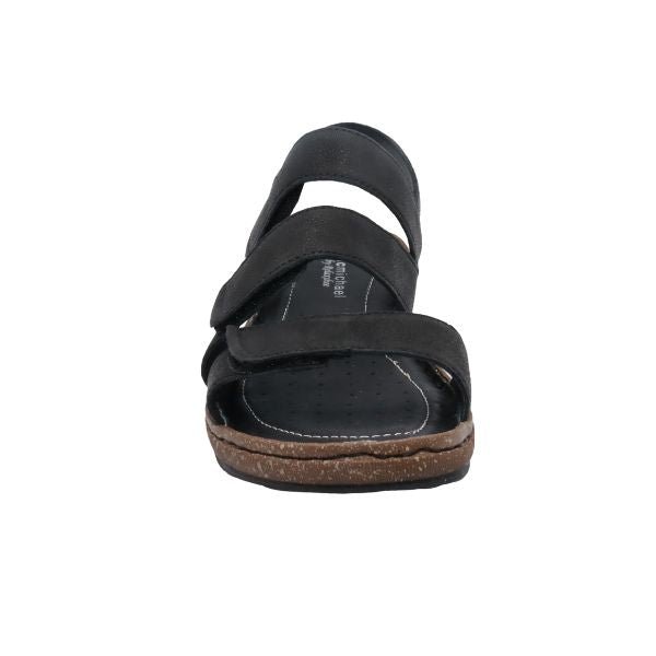 Eric Michael Laine Triple-Strap Adjustable Sandal
