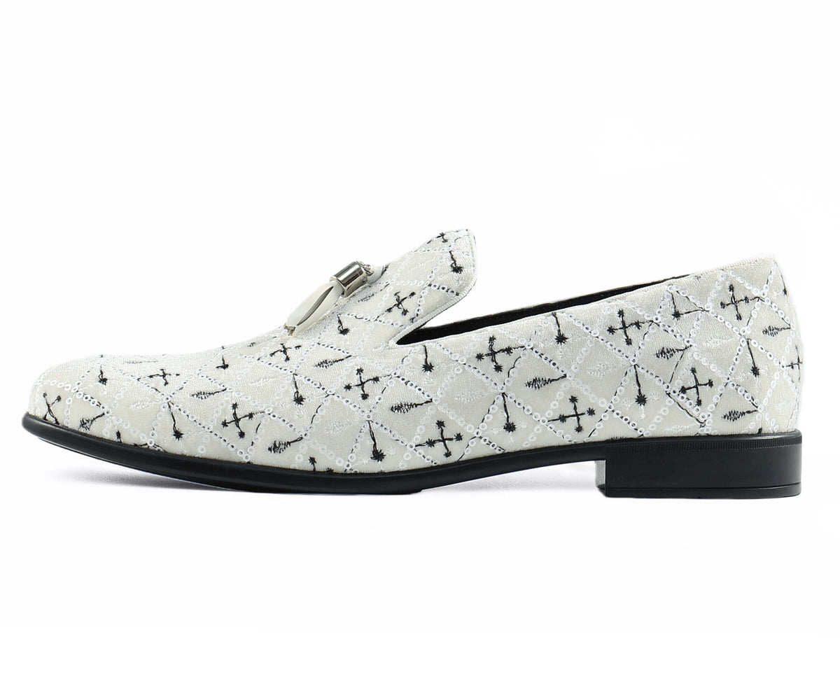 Amali Lior White Loafers — product view 2