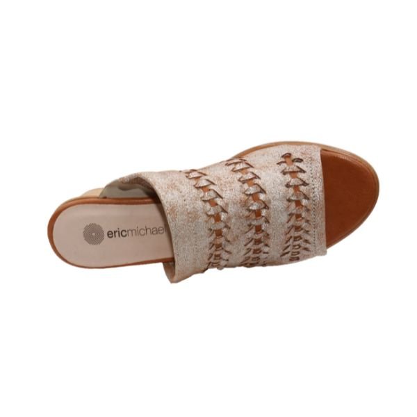 Eric Michael Lisbon Women’s Cork Wedge Slide Sandal