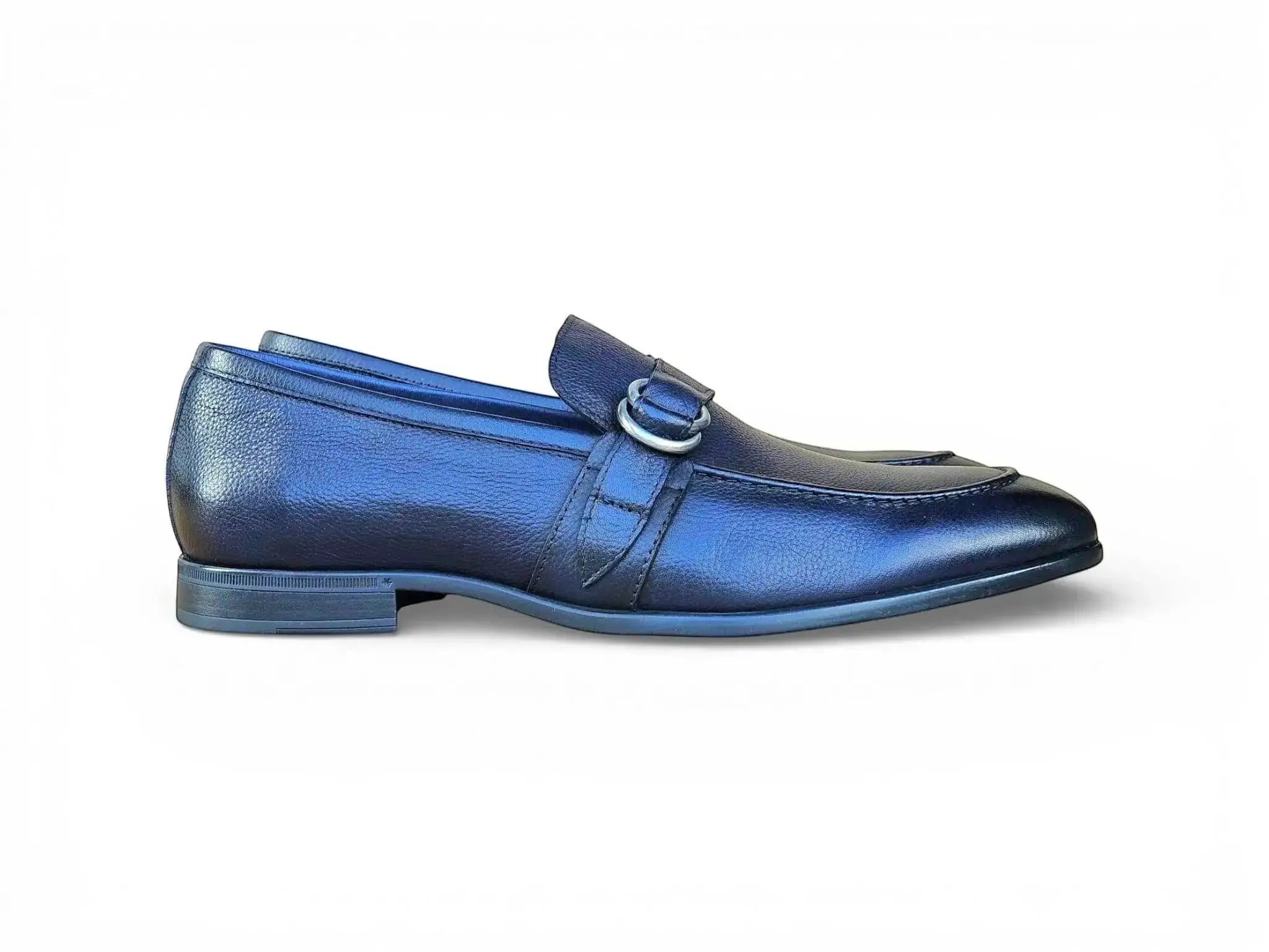 Loafer Shoes in Double D-Ring Carrucci Shoes Men's