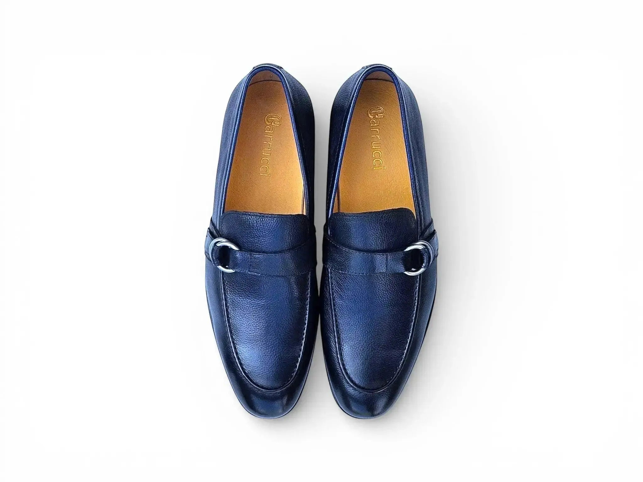 Loafer Shoes in Double D-Ring Carrucci Shoes Men's
