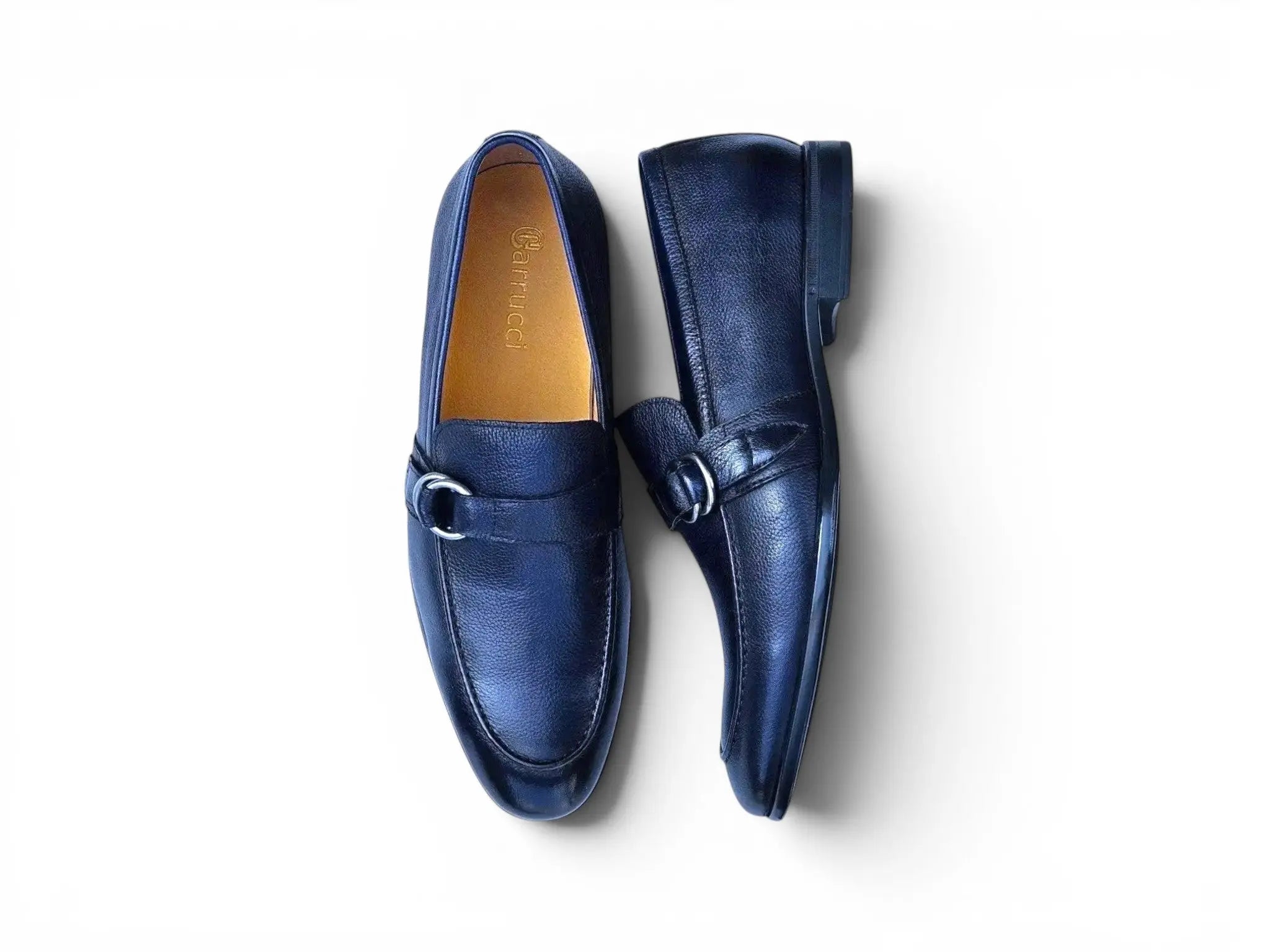 Loafer Shoes in Double D-Ring Carrucci Shoes Men's