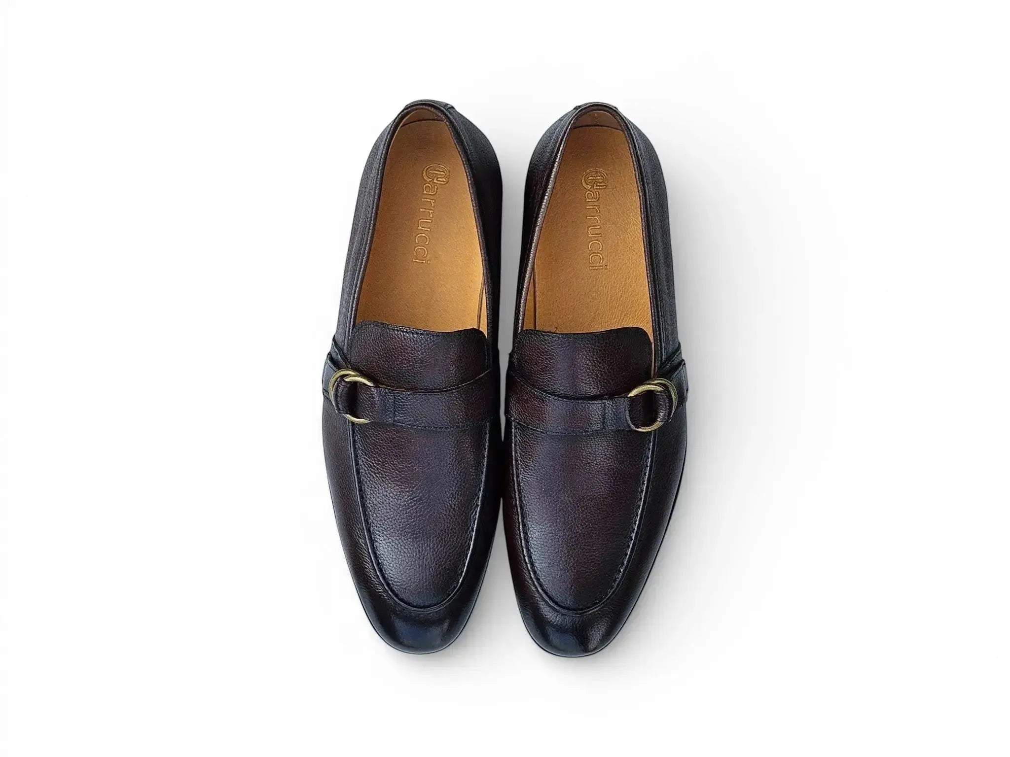 Loafer Shoes in Double D-Ring Carrucci Shoes Men's