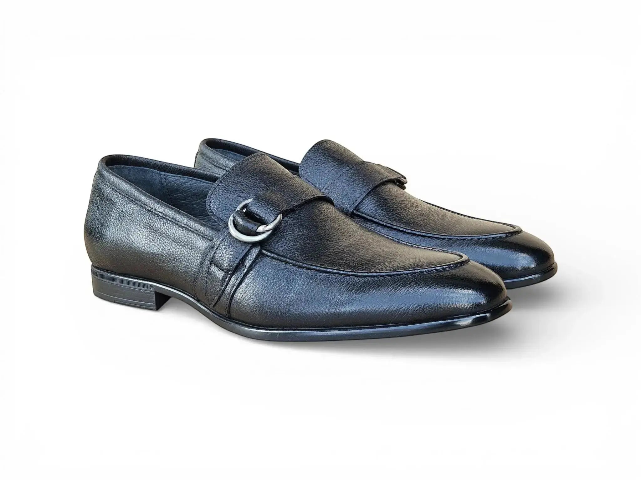 Loafer Shoes in Double D-Ring Carrucci Shoes Men's