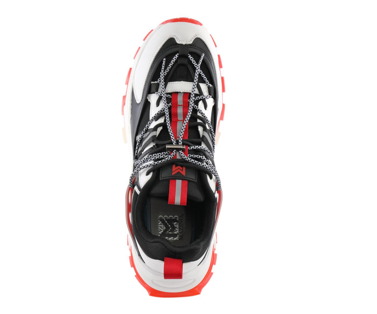 Mazino Men’s Logic Black/Red – top view