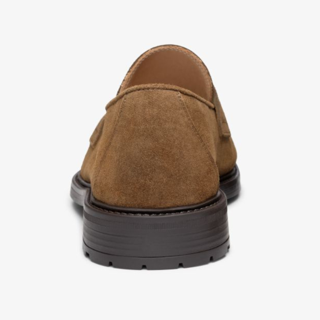 Del Toro Shoes Men's Brown Suede Lug Centesimo