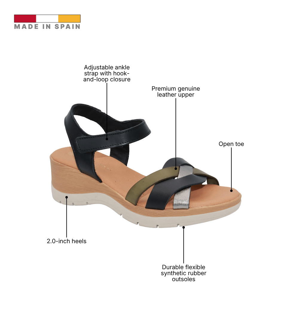Eric Michael Lyla Women’s Comfortable Wedge Sandal