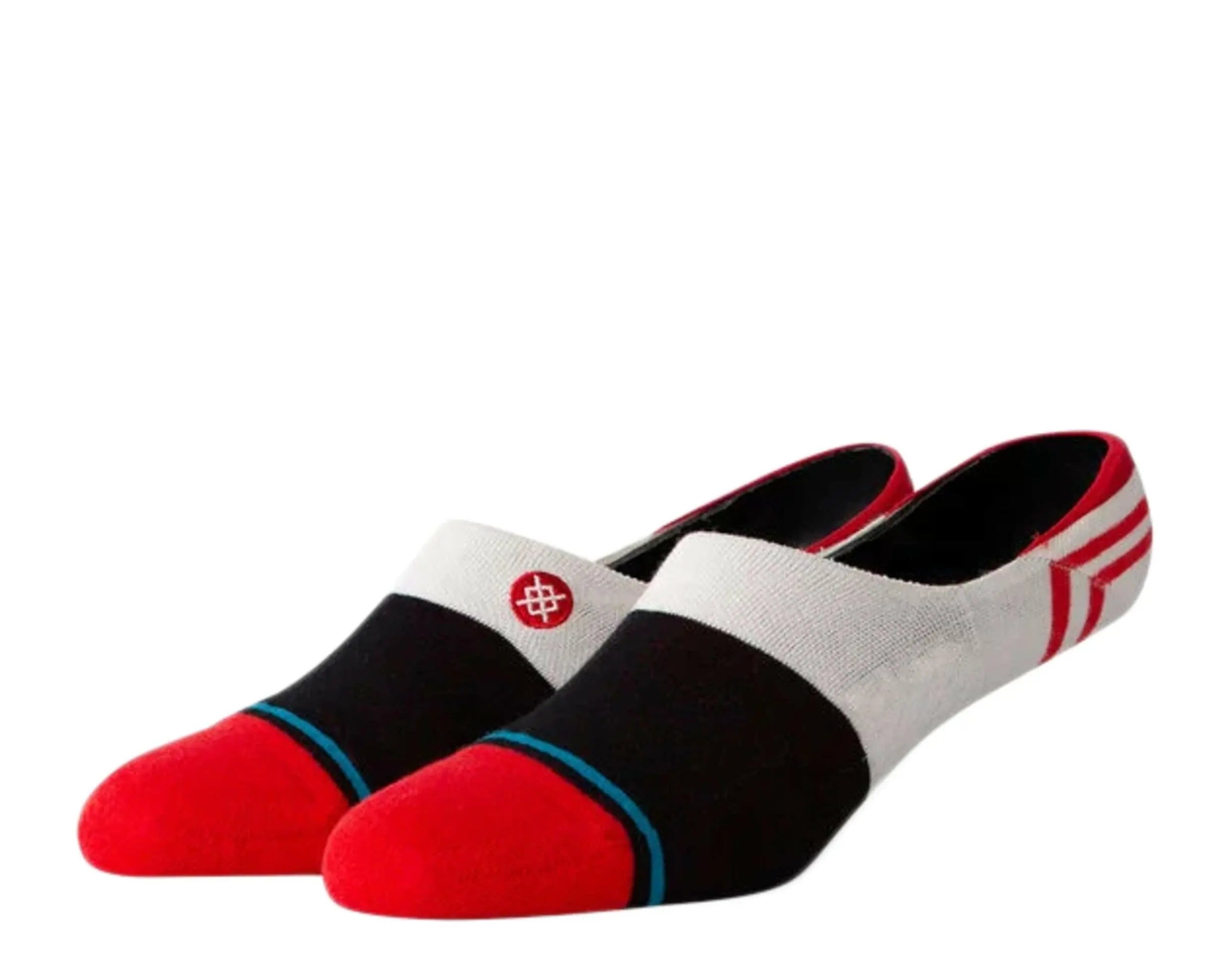 Stance Gamut 2 No Show Men's Socks — Red/Black/White