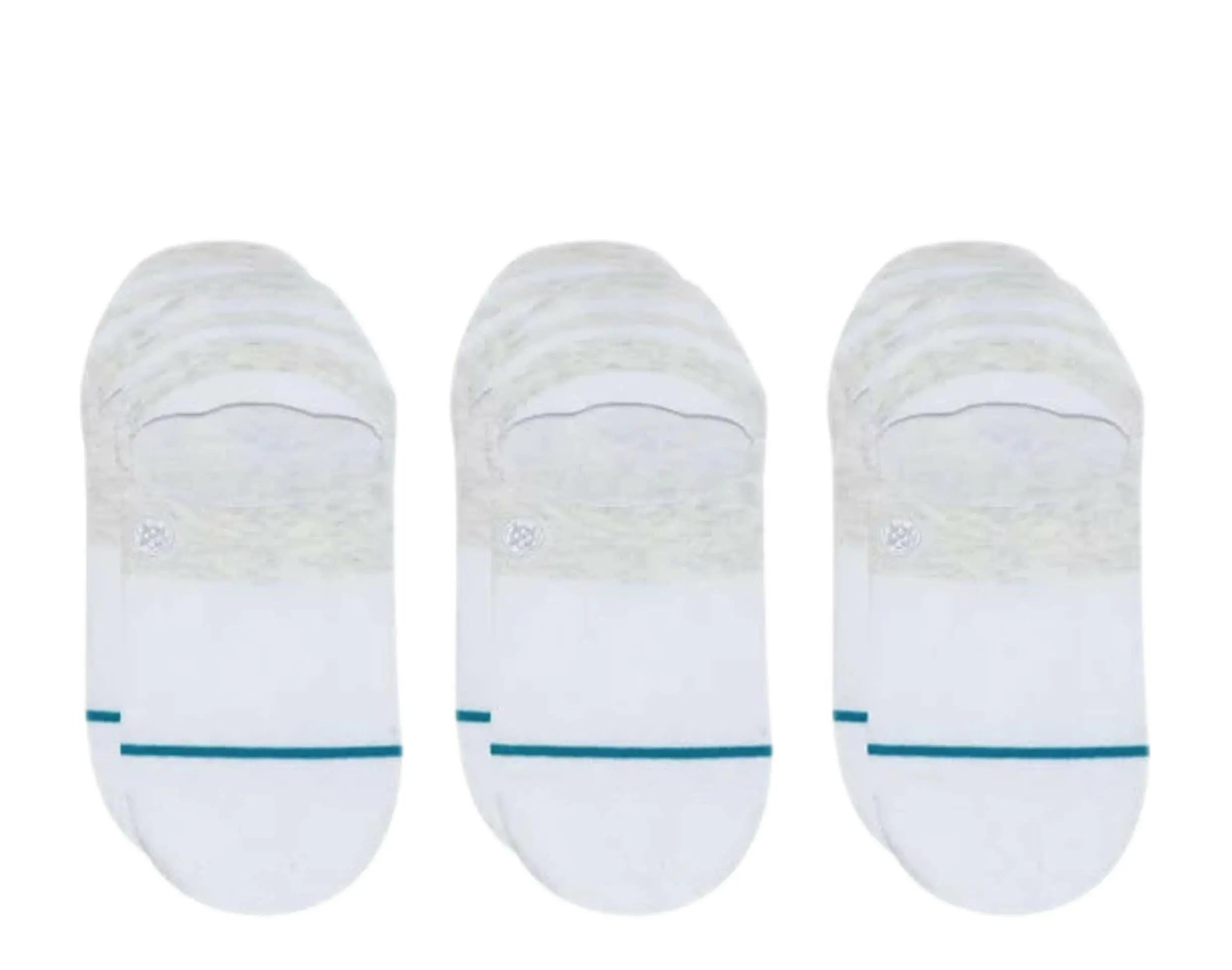 Stance Gamut 2 No Show 3-Pack Men's Socks — White
