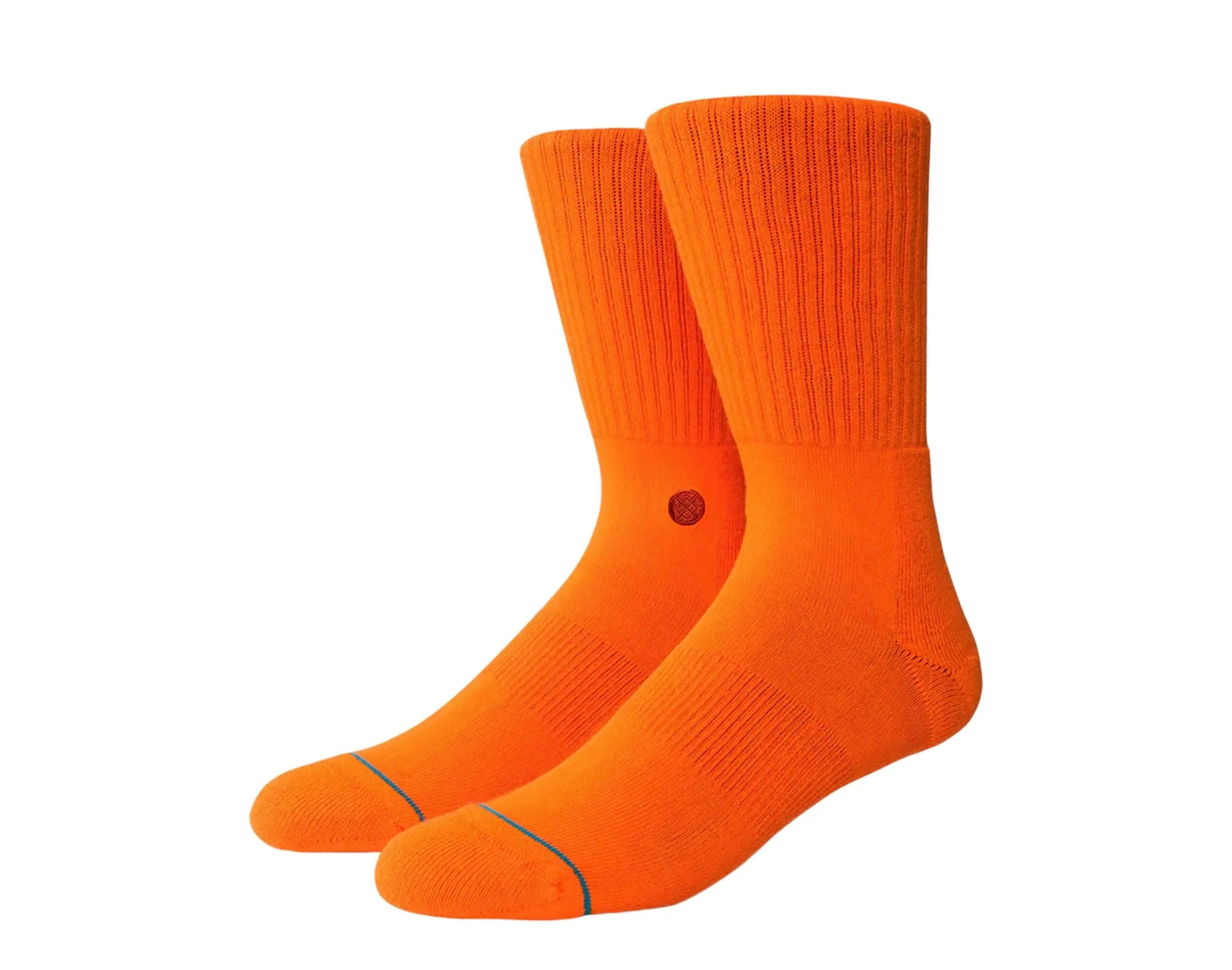 Stance Icon Classic Men's Crew Socks — Orange