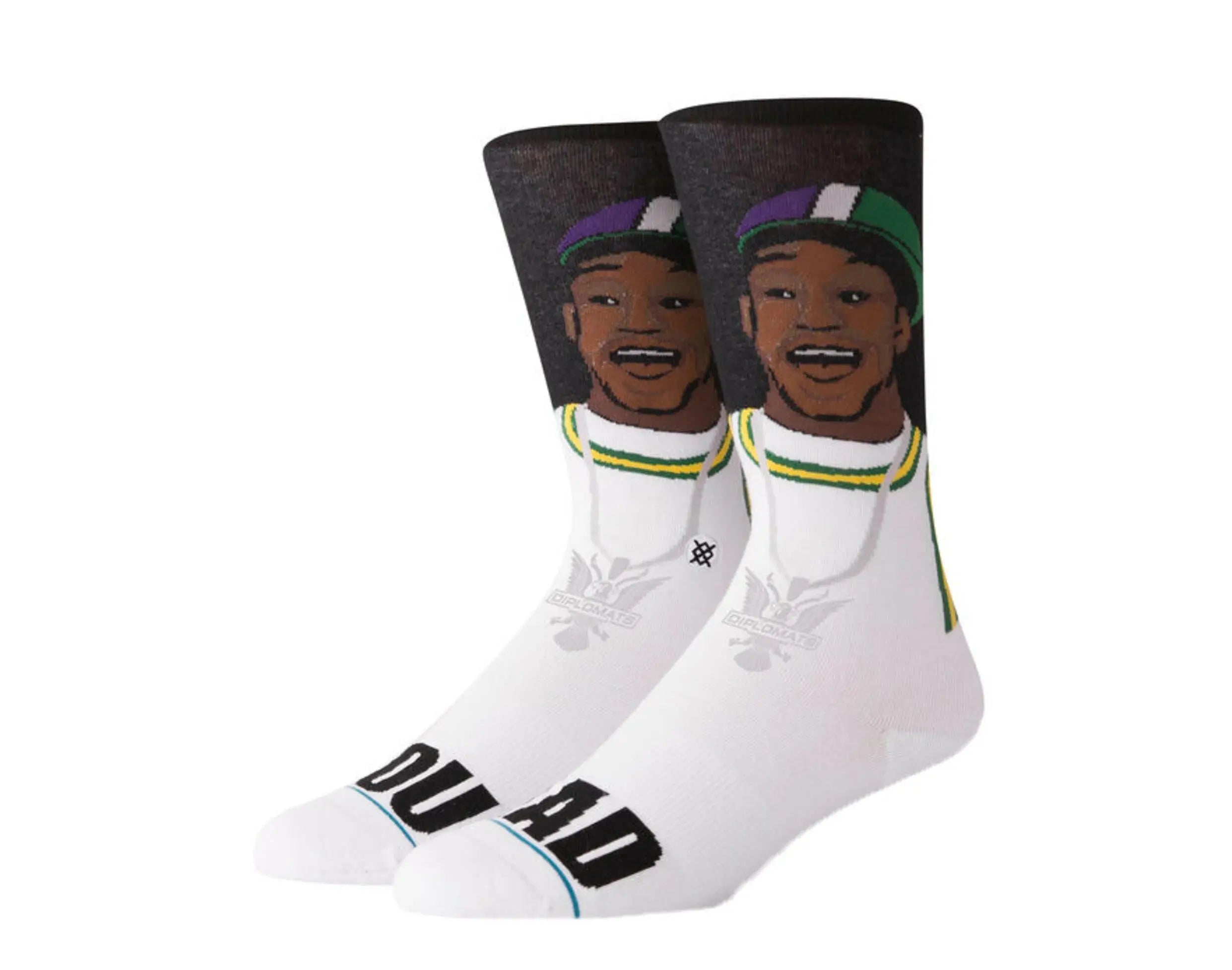 Stance Anthem Cam’ron You Mad Crew Socks Black/White