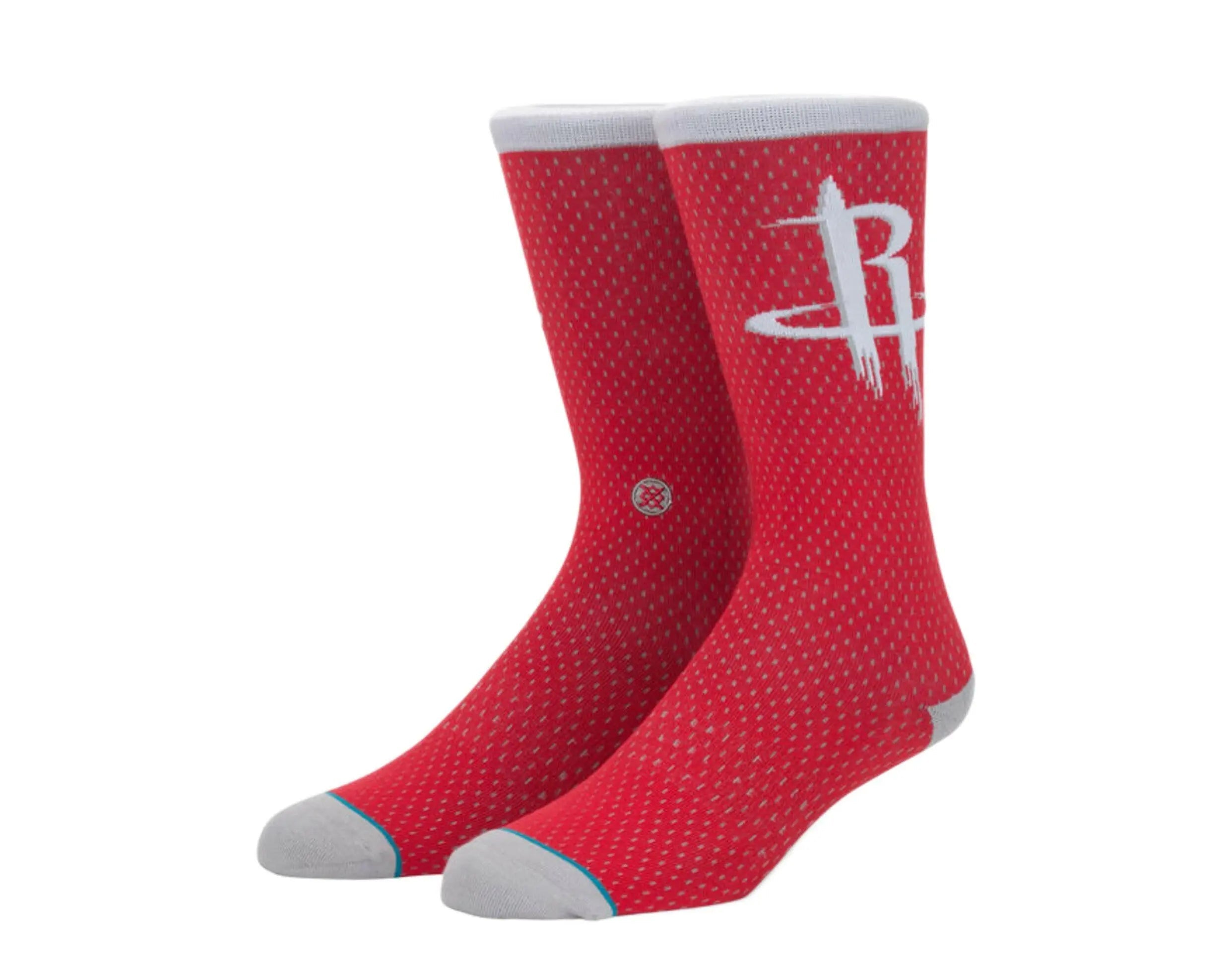 Stance Houston Rockets Jersey Men's Crew Socks — Red