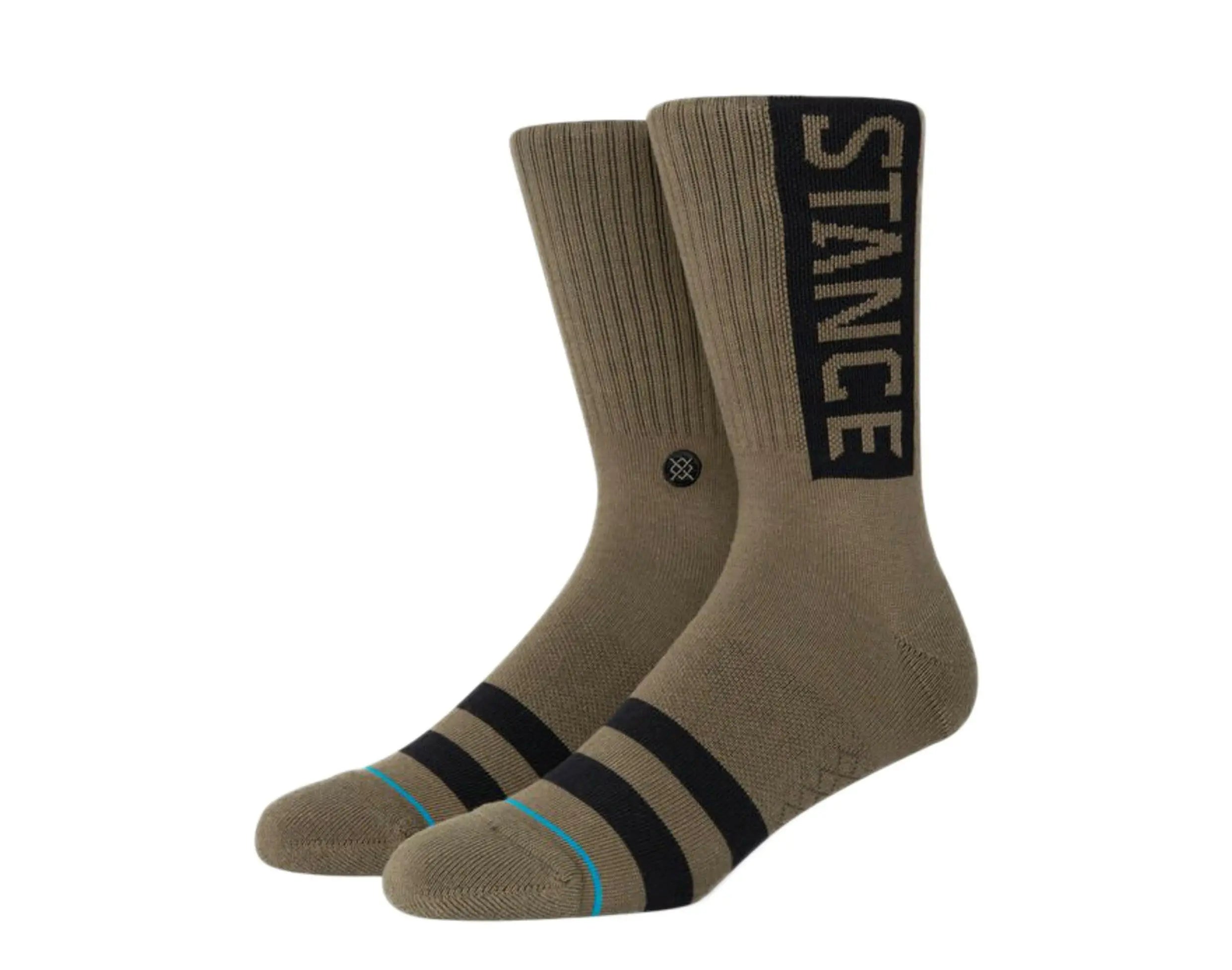 Stance UnCommon Solids Classic OG Men's Crew Socks — White/Black