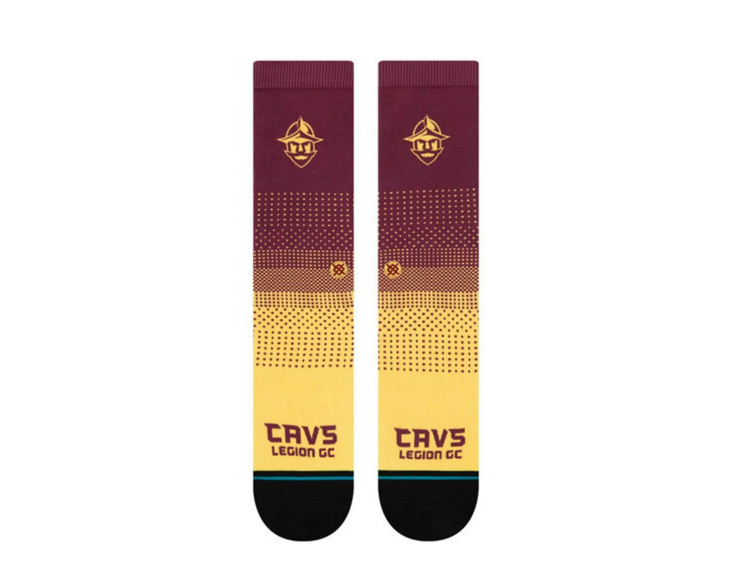 Stance Cavs Legion GC 2K Crew Socks Burgundy