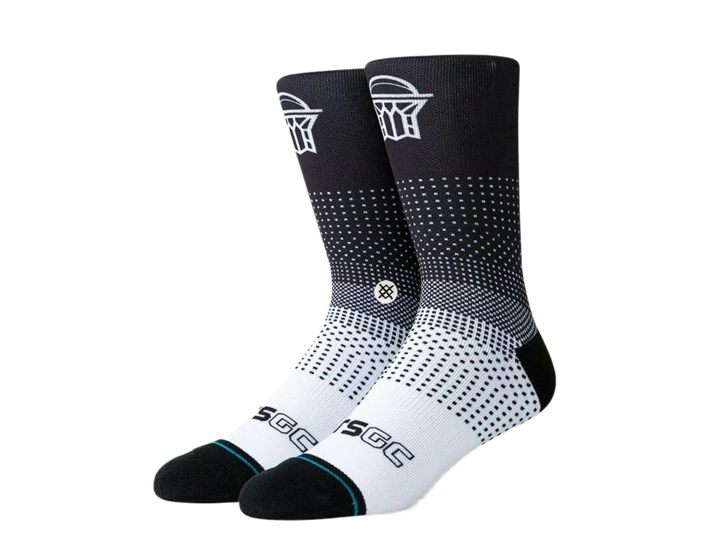 Stance Casual NBA Brooklyn Nets Gaming GC 2K Crew Socks Black/White