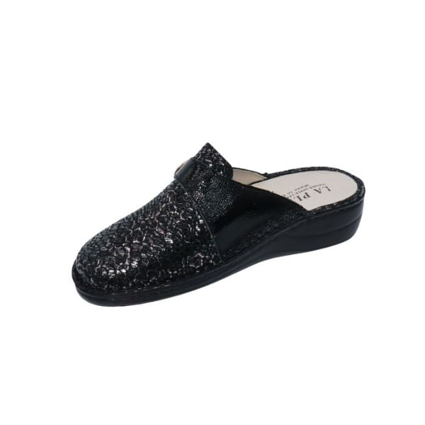 Marge Adjustable Leather Mule