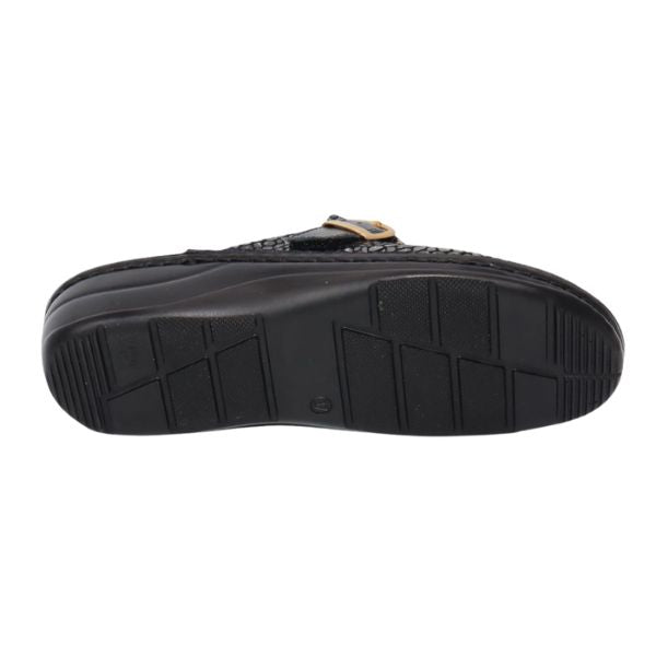 Marge Adjustable Leather Mule