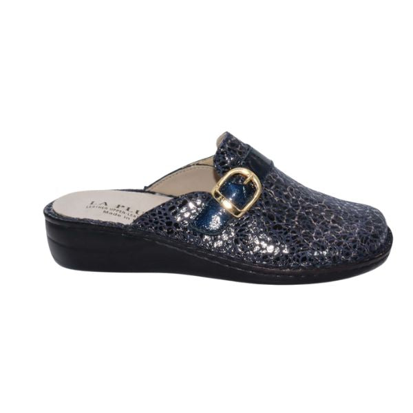 Marge Adjustable Leather Mule