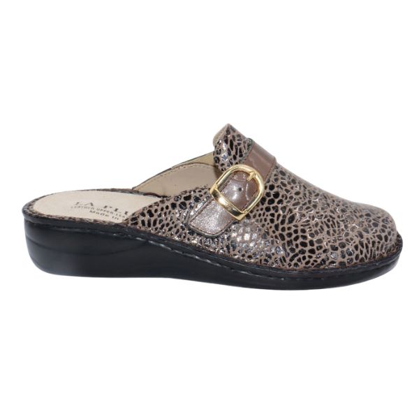Marge Adjustable Leather Mule