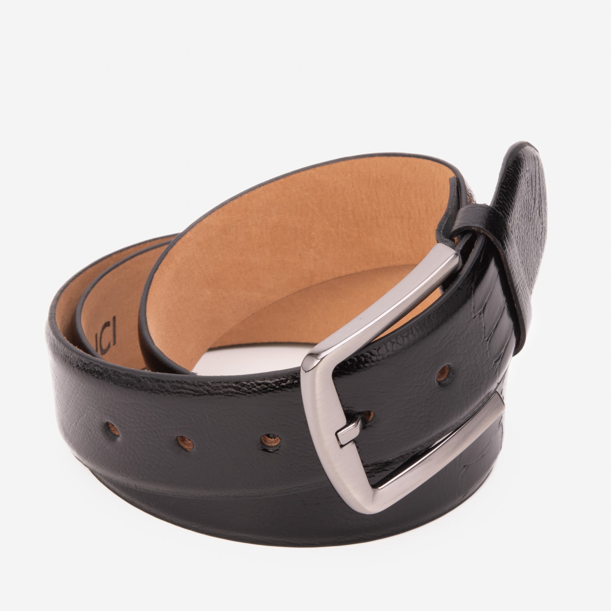 The Bangkok Black Calfskin Belt