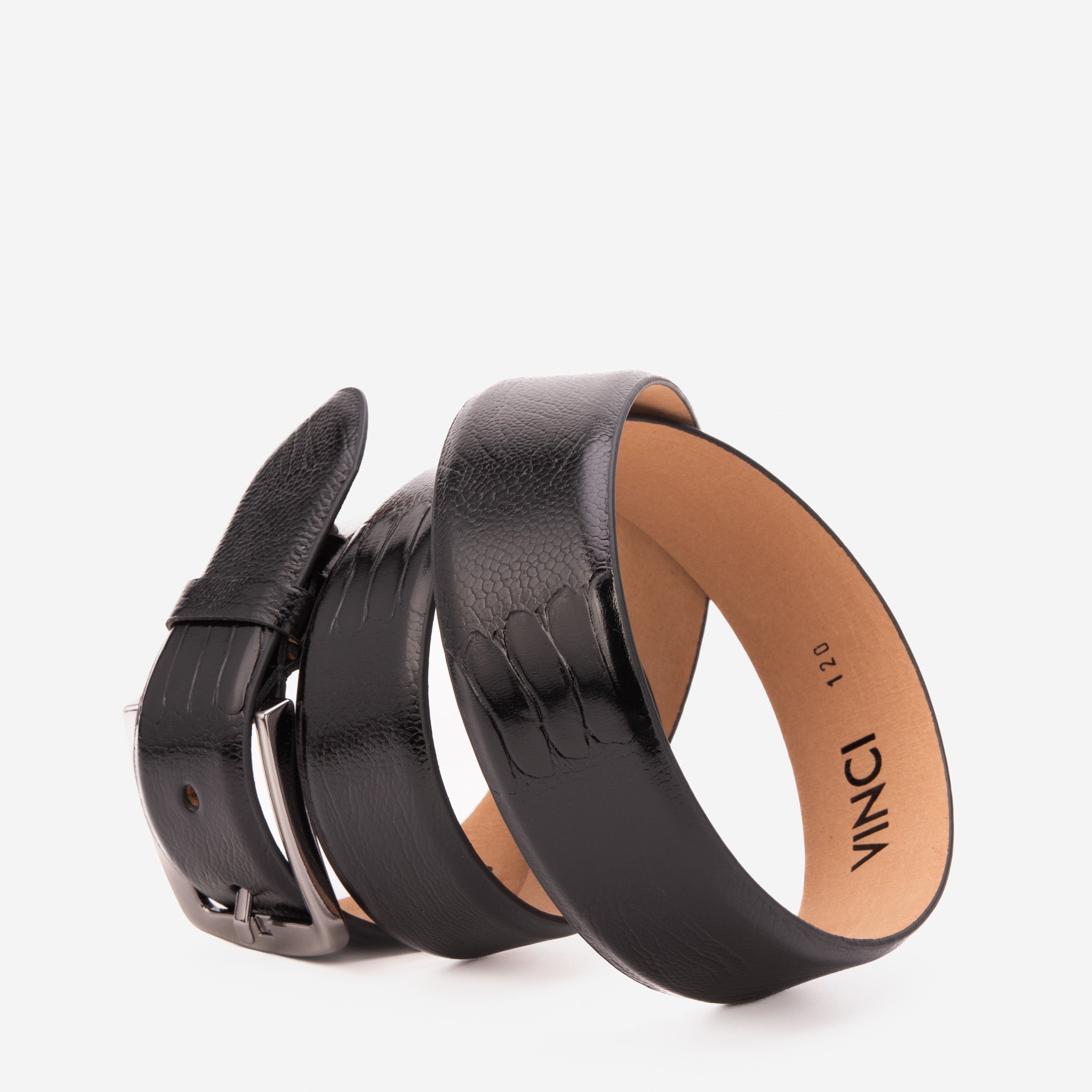 The Bangkok Black Calfskin Belt