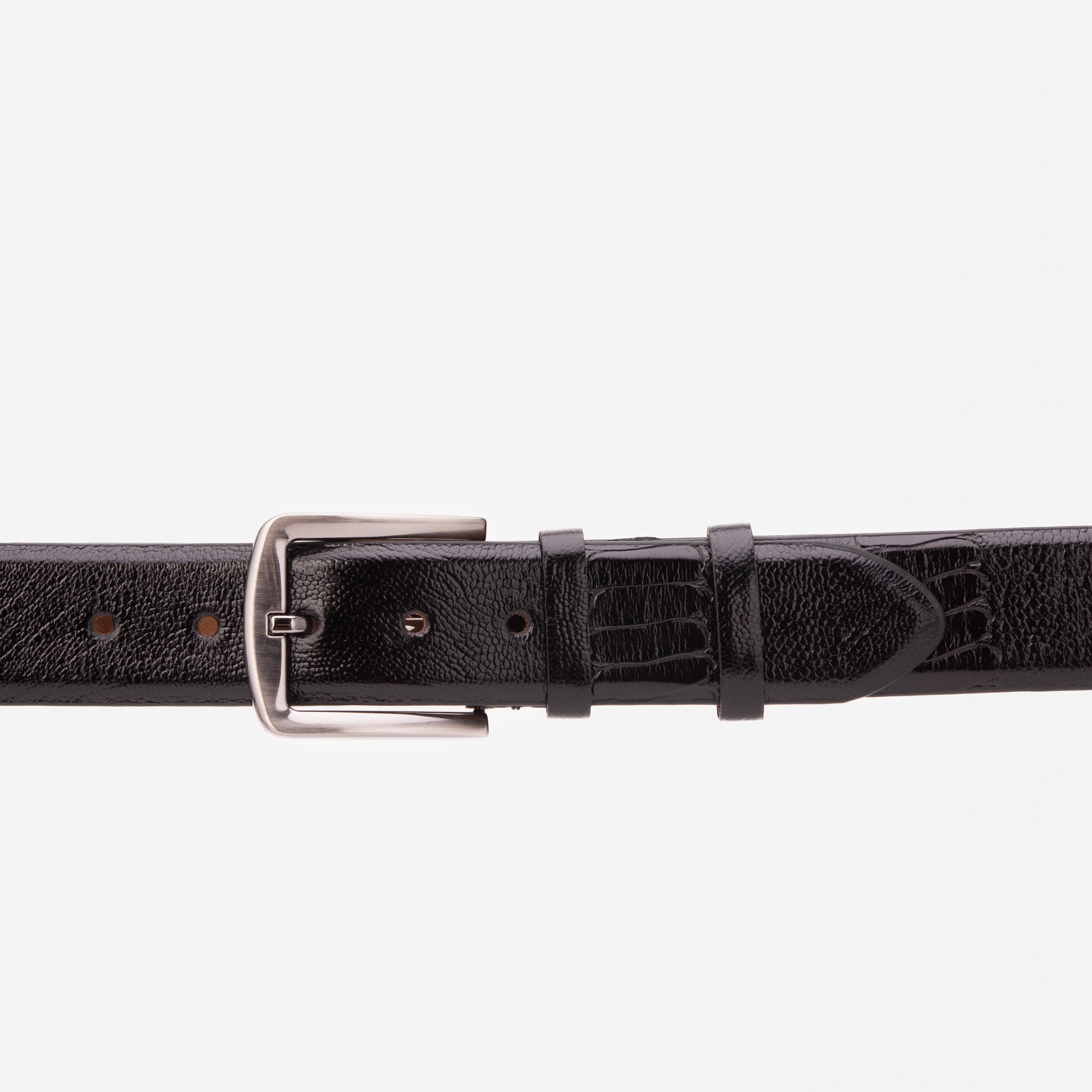 The Bangkok Black Calfskin Belt
