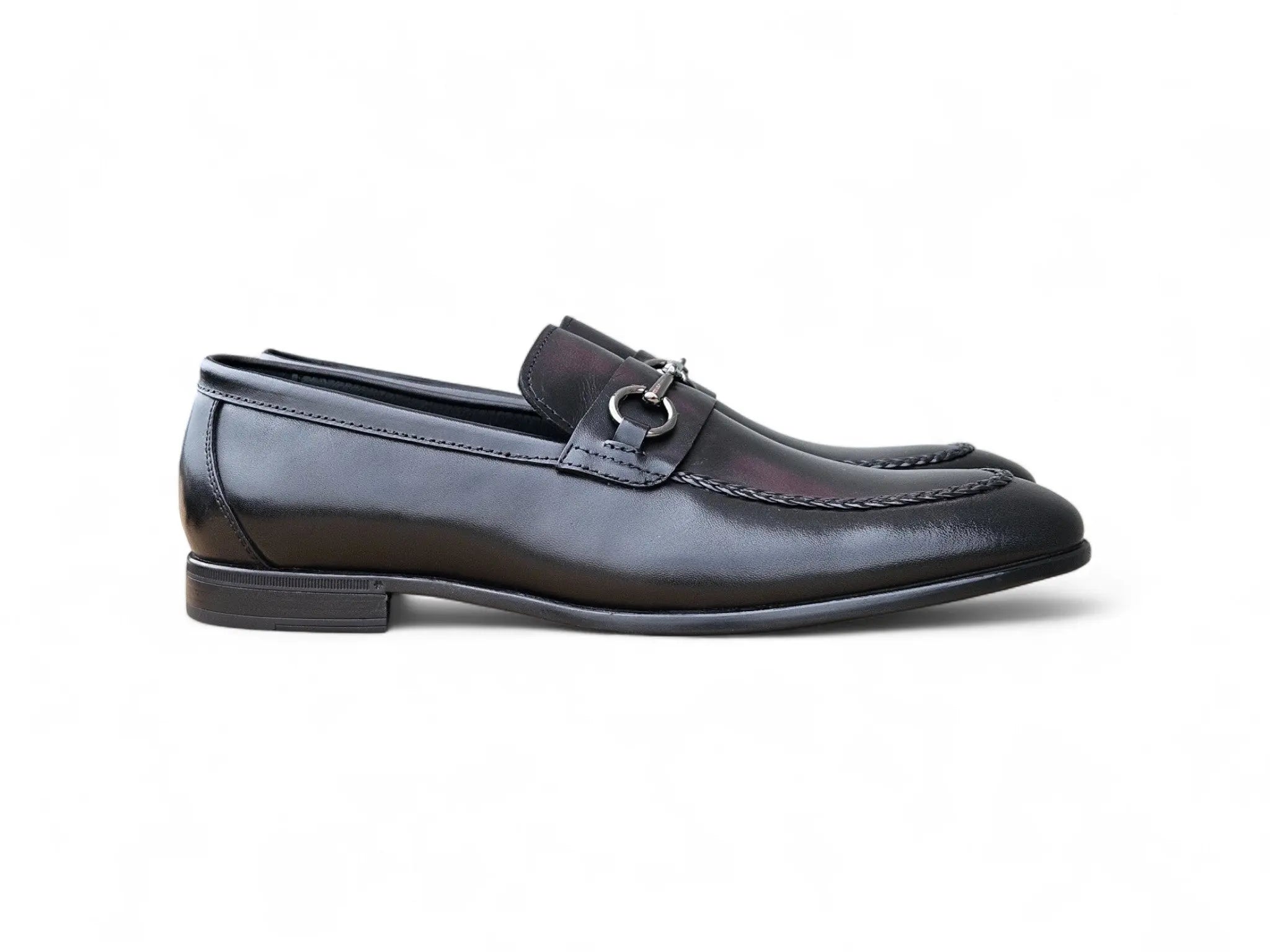 Carrucci Shoes Madison Bit Loafer Leather Black view 7