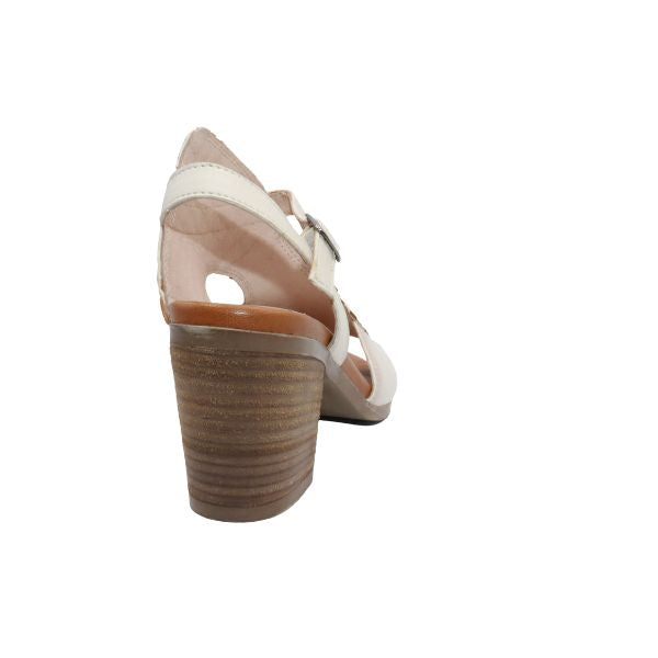 Eric Michael Madrid Women’s Leather Low Wedge Sandal