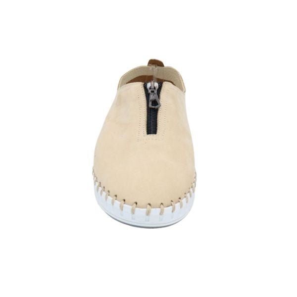 Eric Michael Marlo Leather Zipper Slip-On Sneaker