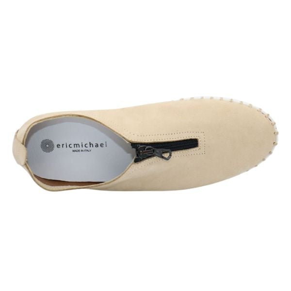 Eric Michael Marlo Leather Zipper Slip-On Sneaker