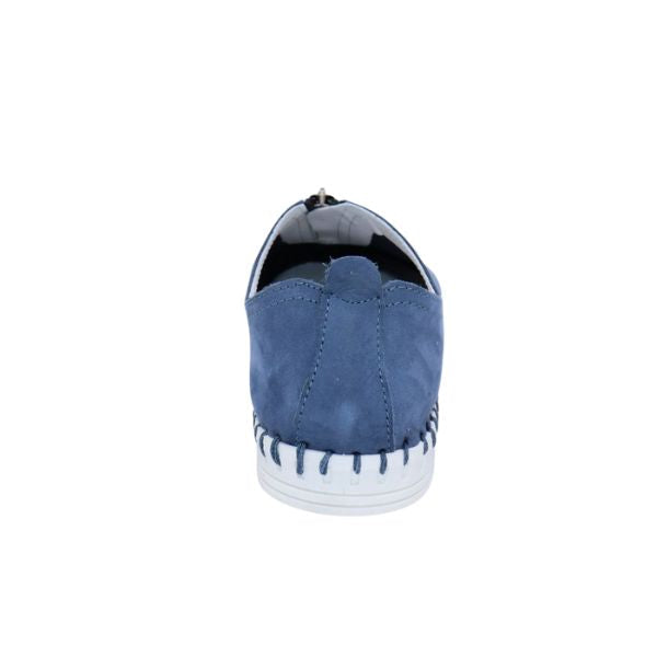 Eric Michael Marlo Leather Zipper Slip-On Sneaker