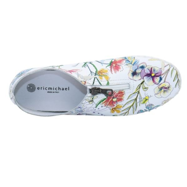 Eric Michael Marlo Leather Zipper Slip-On Sneaker
