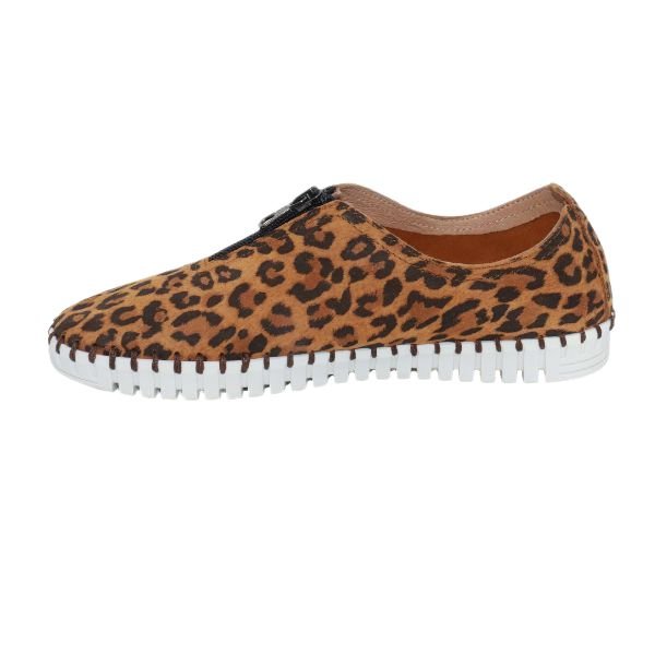 Eric Michael Marlo Leather Zipper Slip-On Sneaker