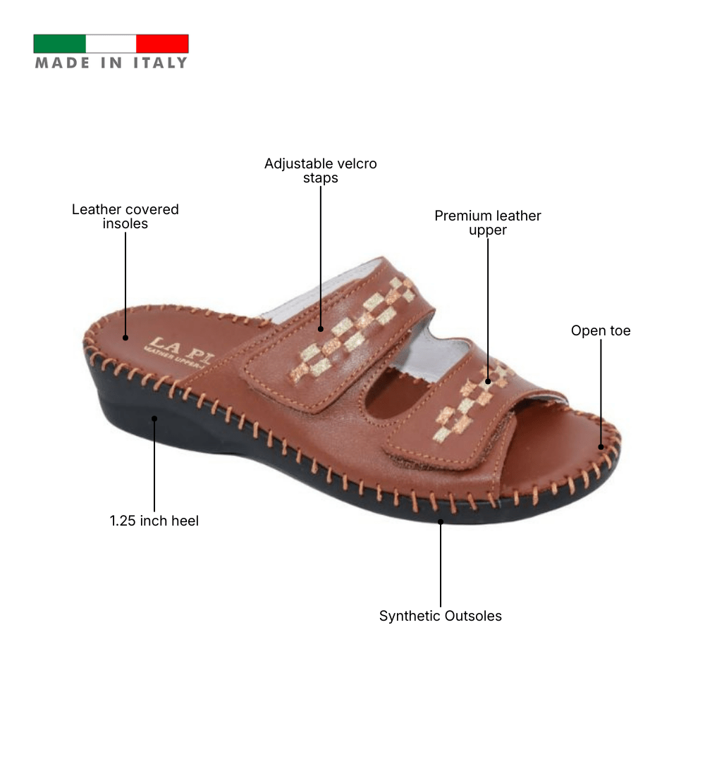 Martina Dazzle Leather Sandal