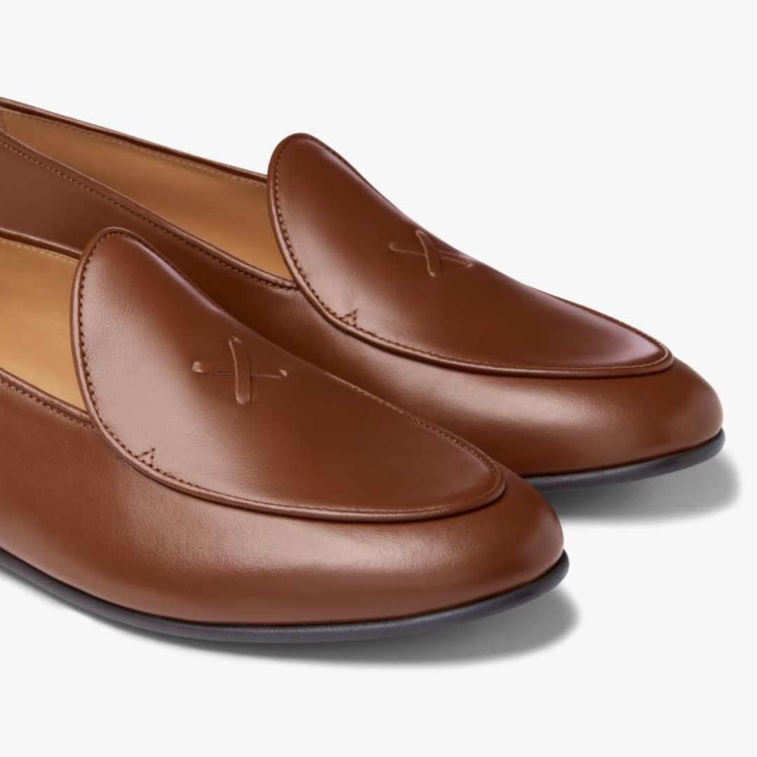 Men's Light Brown Leather Milano Loafer