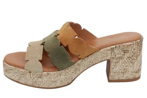 Eric Michael Minka Women’s Suede Platform Sandal