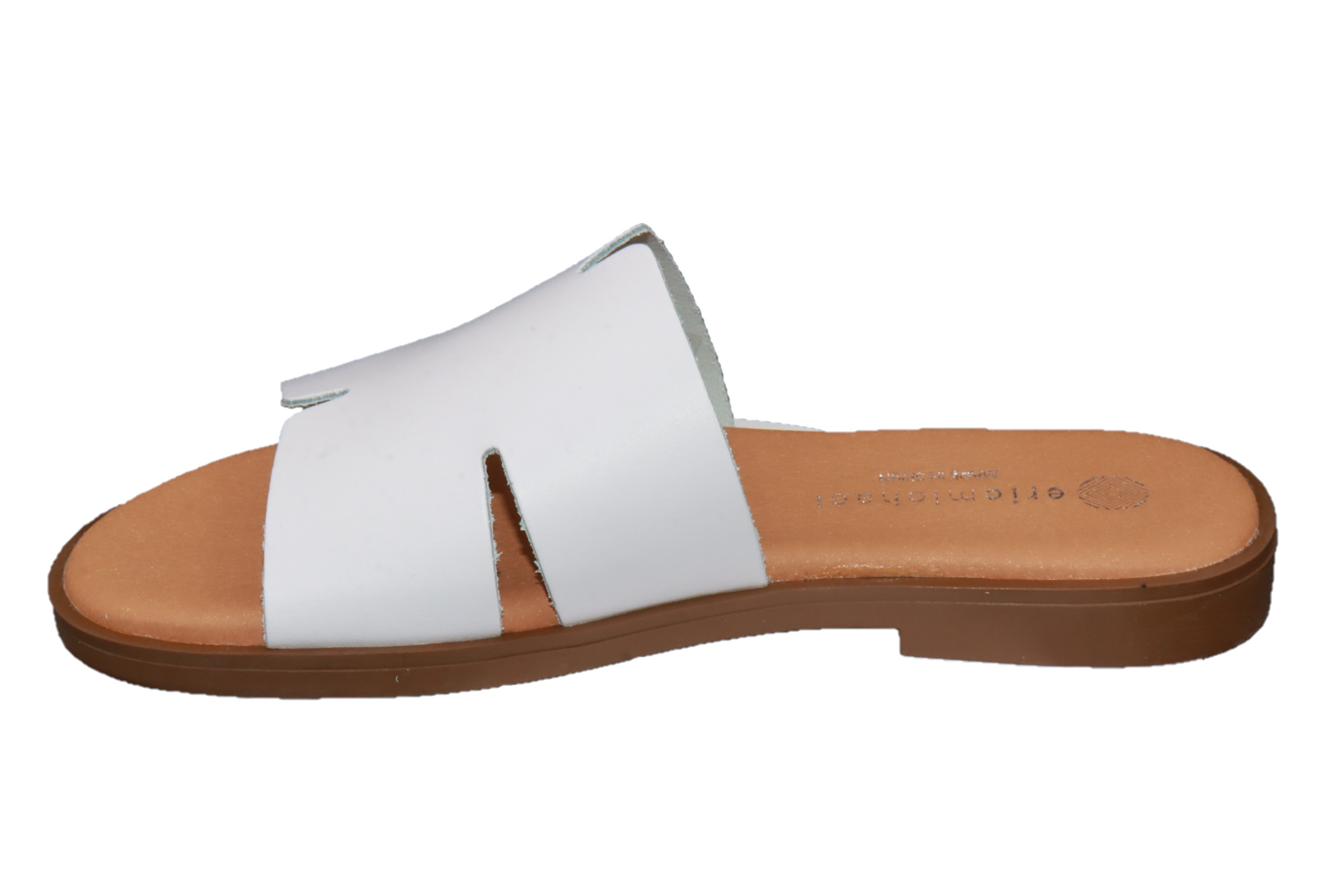 Eric Michael Molly Laser-Cut Slide Sandal