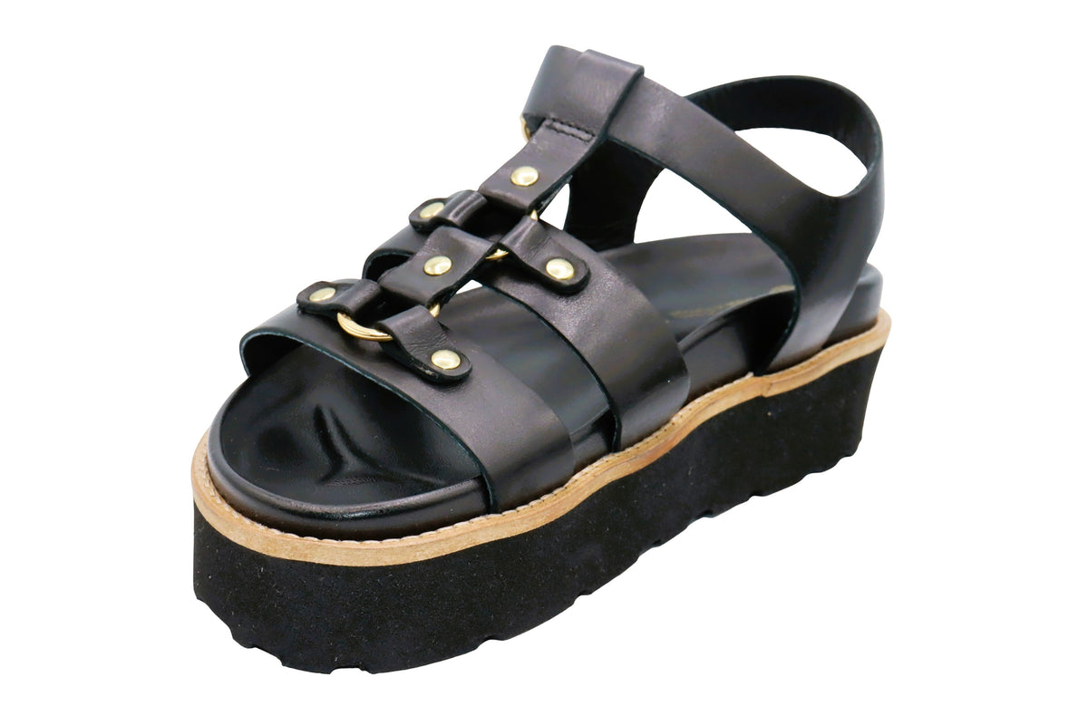 La Plume Shoes Eric Michael Monaco Asymmetric Womens Sandal – product view 7