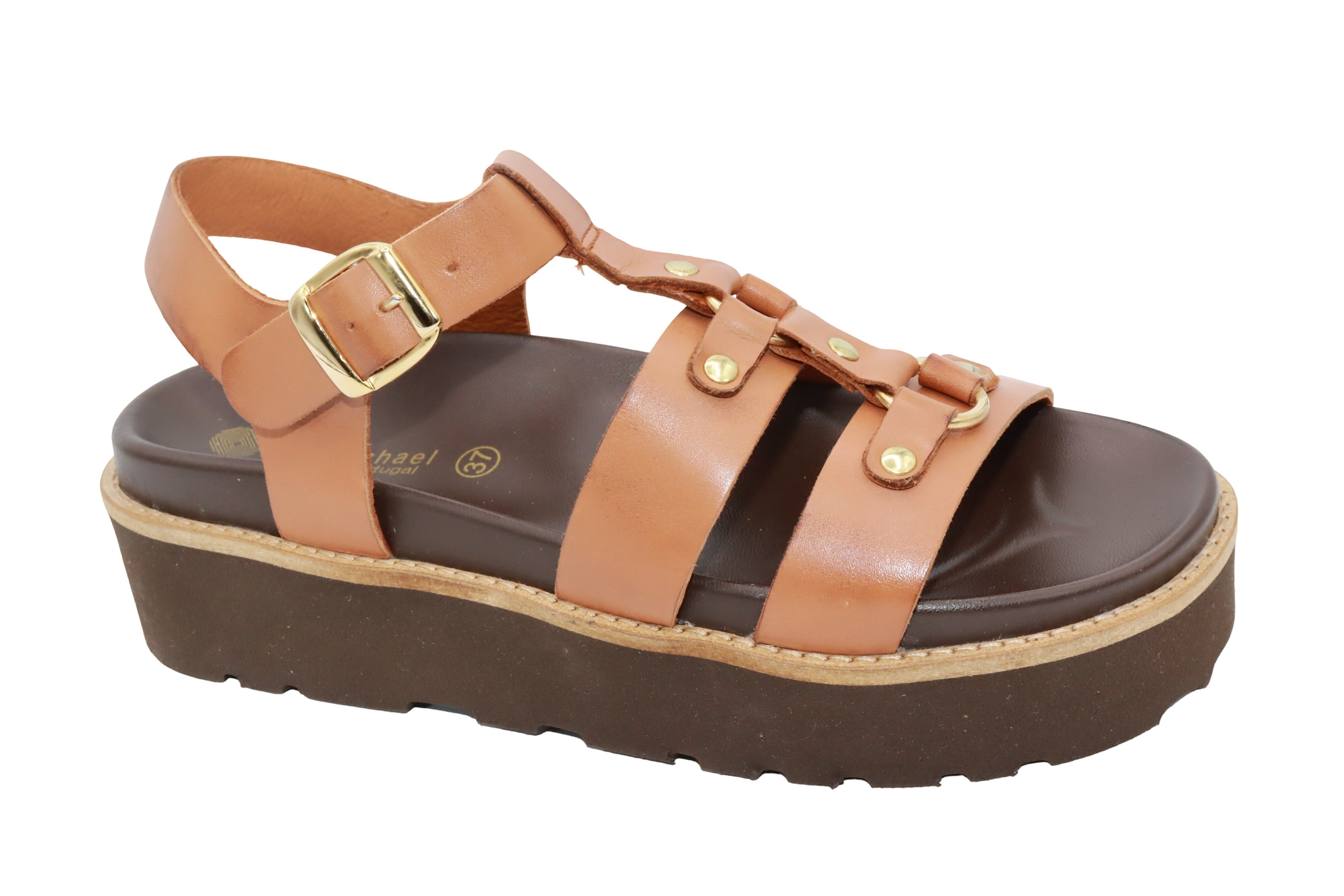 Eric Michael Monaco Asymmetric Womens Sandal
