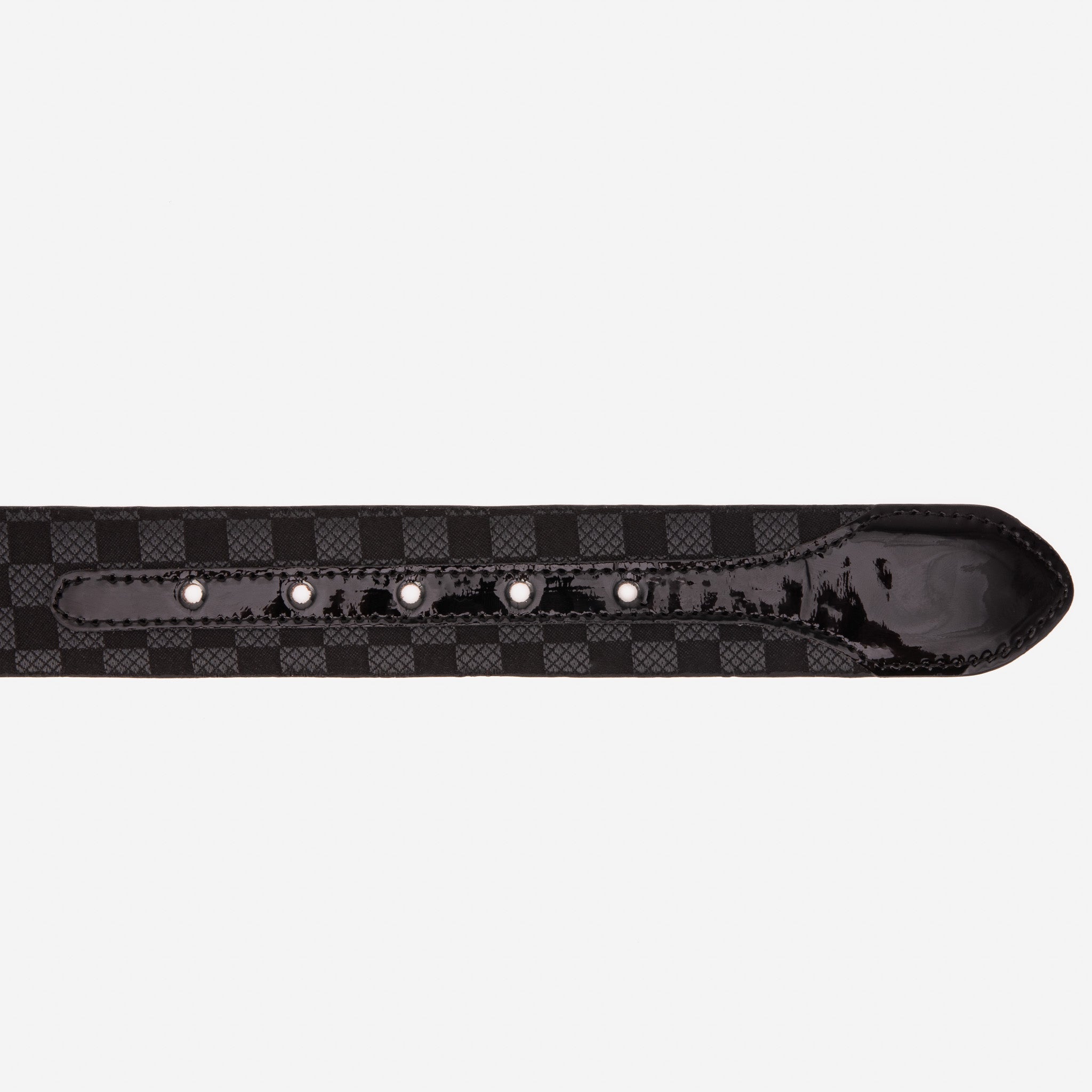 The Monte Carlo Black Leather Belt