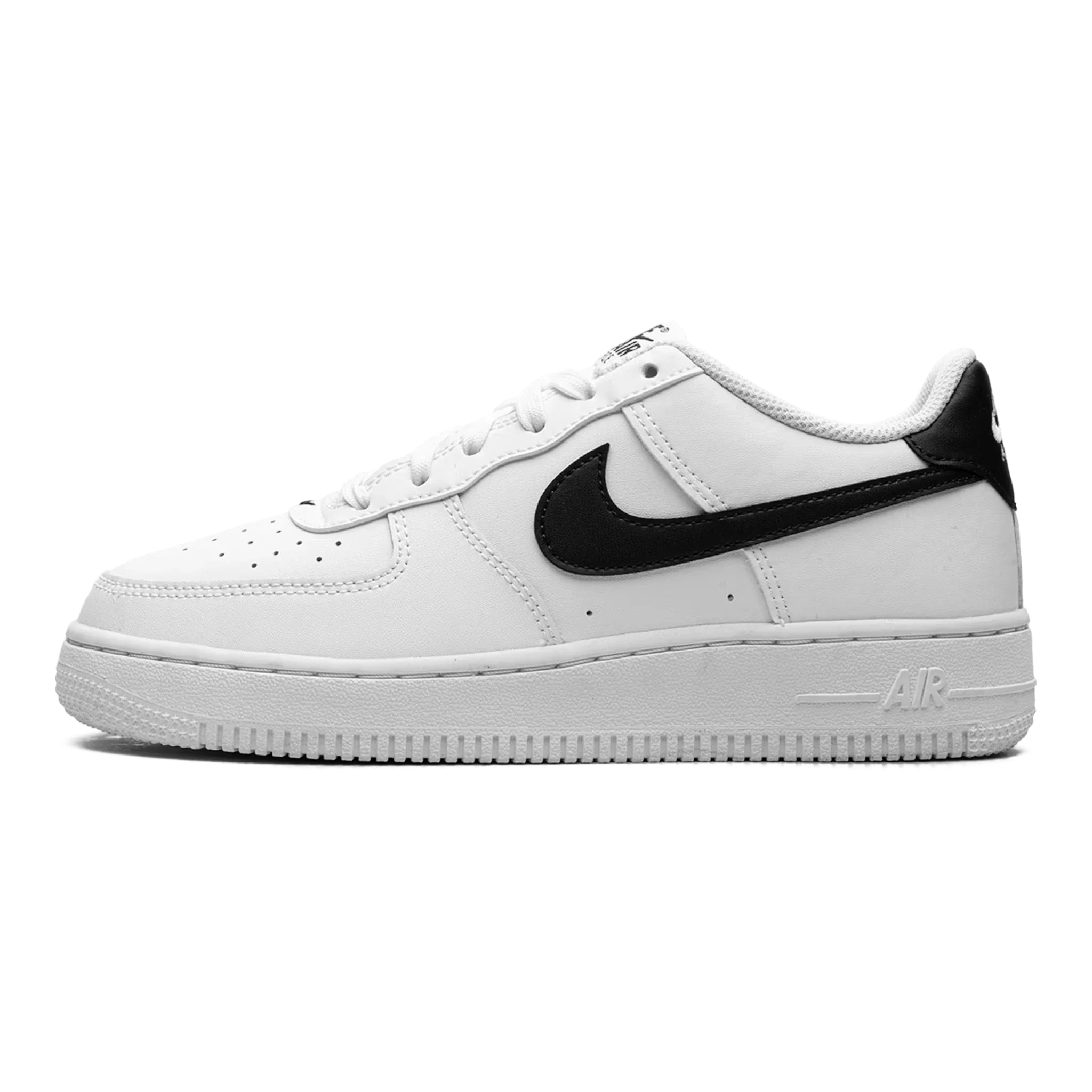 Nike Air Force 1 Big Kids' (GS) Sneakers — White/Black Low-Top