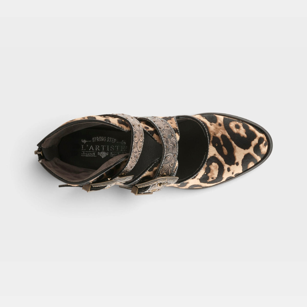 L'Artiste Notched-Leo Boots — product view 4