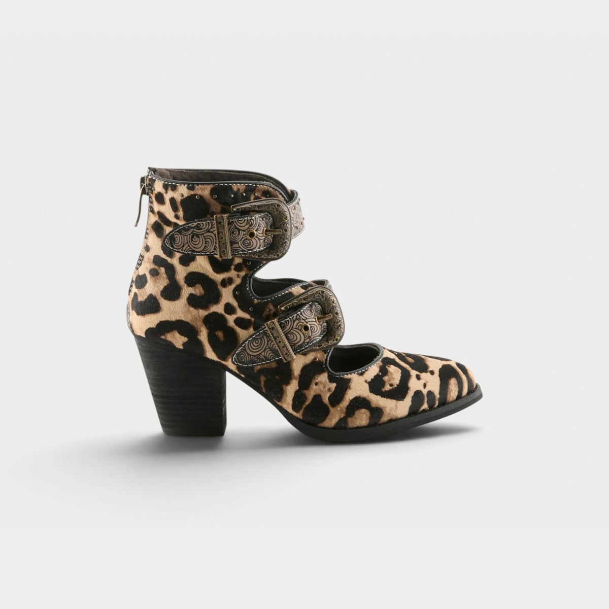 L'Artiste Notched-Leo Boots — product view 3