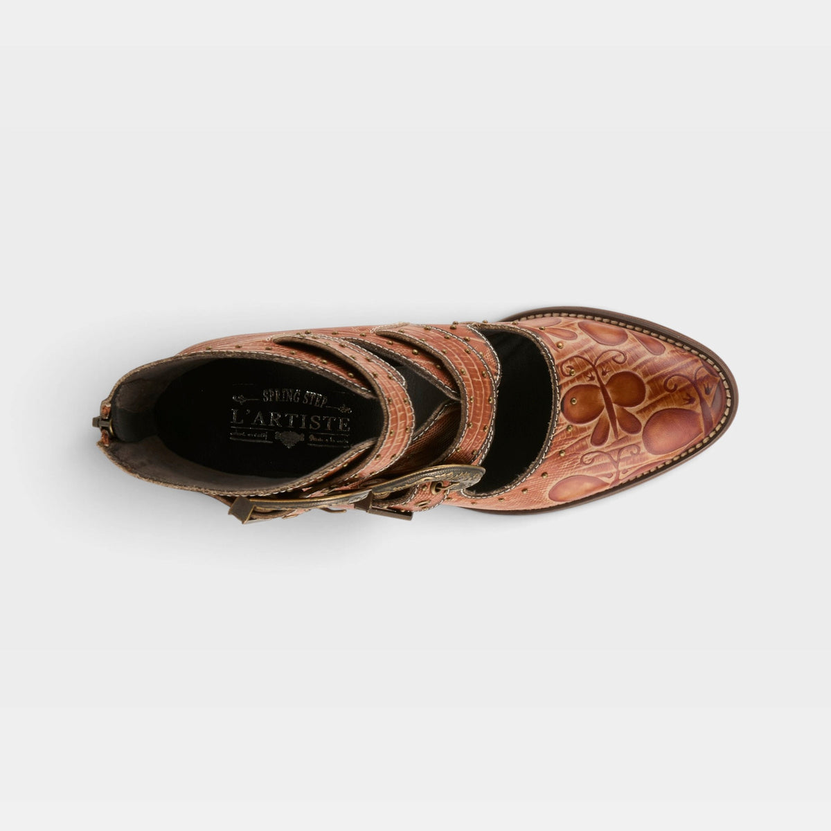 L'Artiste Notched-Nature Boots — product view 8