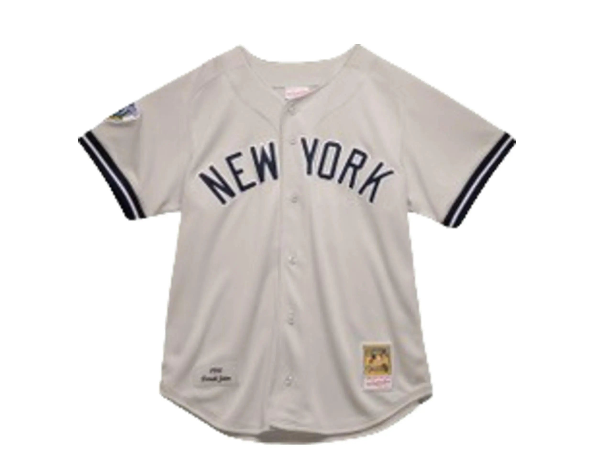 Mitchell & Ness New York Yankees Derek Jeter Authentic Men's Jersey — Grey/Navy