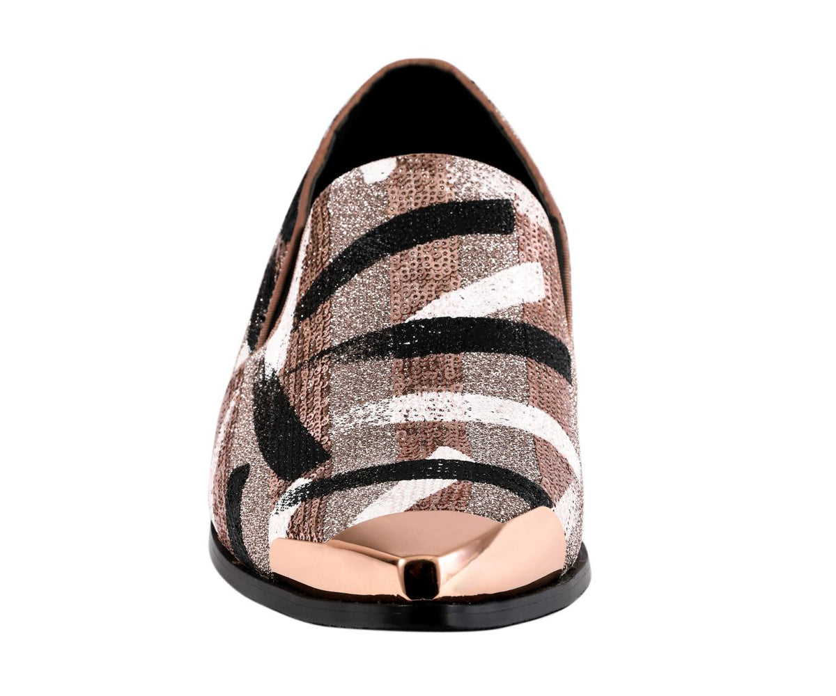 Amali Nelson Rose Gold Slippers — product view 4