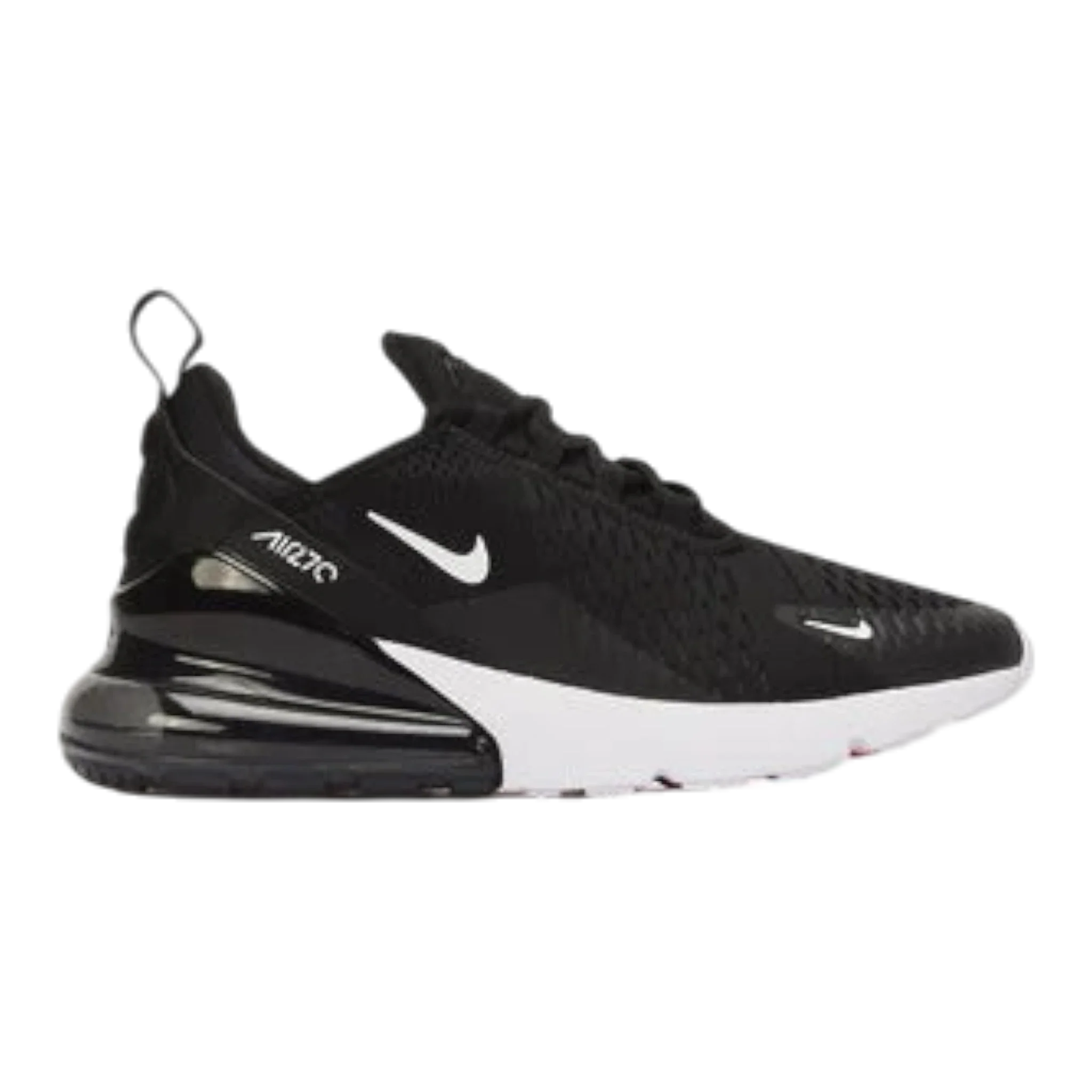 Nike Air Max 270 Big Kids' (GS) Sneakers — Triple Black Low-Top