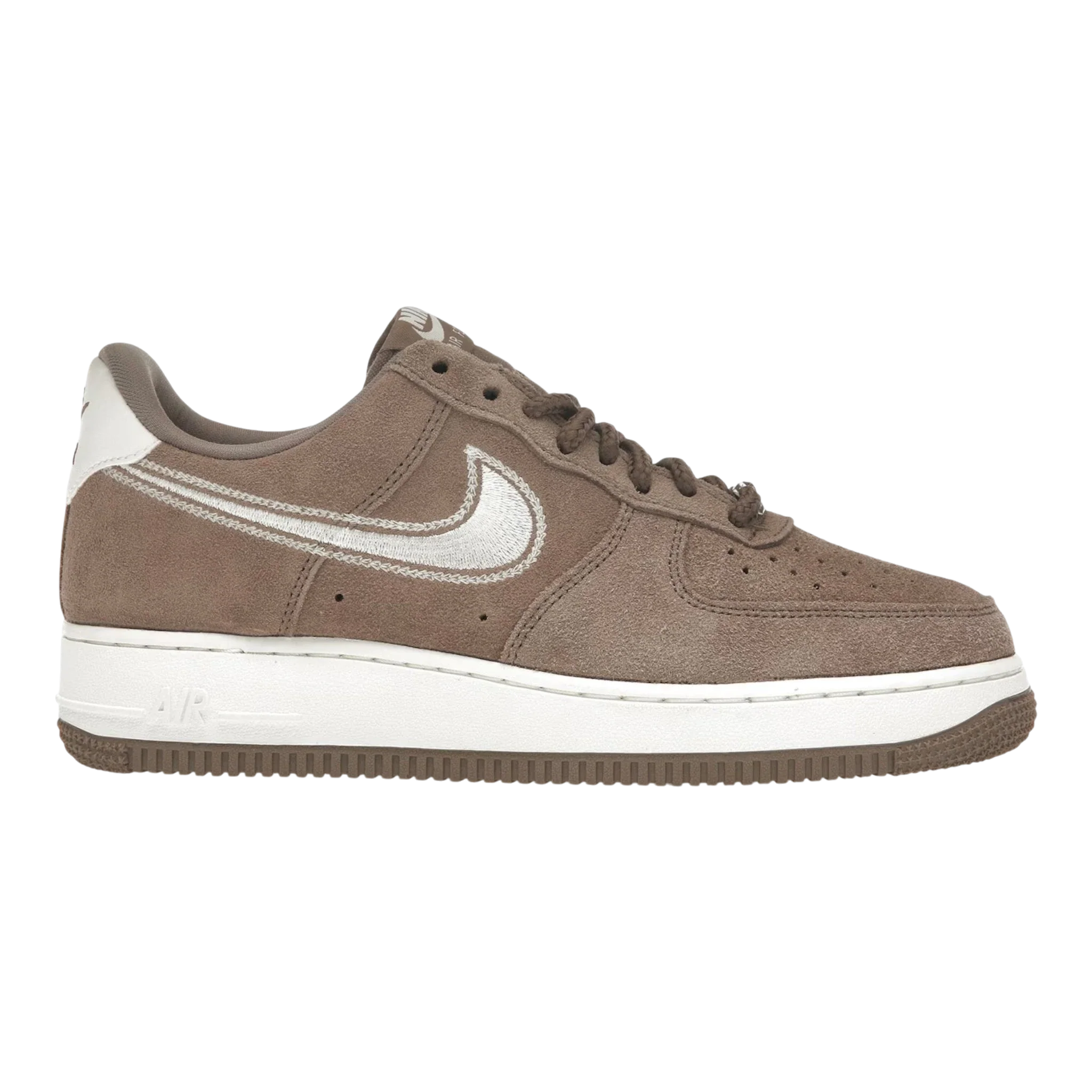 Nike Air Force 1 '07 LV8 Men's Sneakers — Mink Brown Leather Low-Top