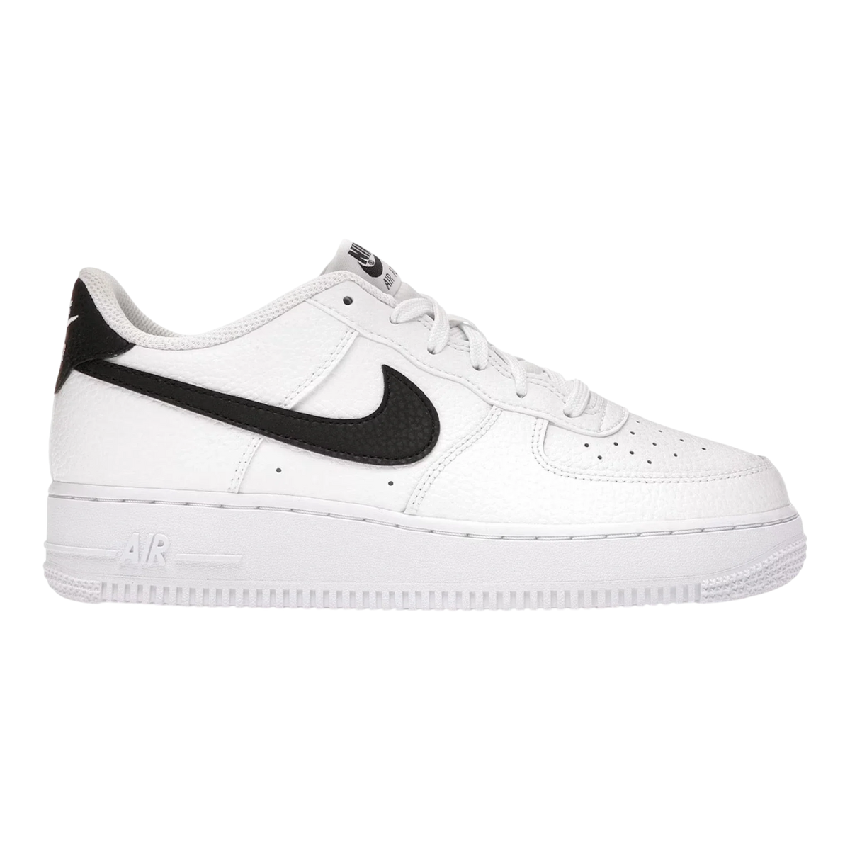 Nike Air Force 1 Low Big Kids' (GS) Sneakers — White/Black Low-Top – product view 1