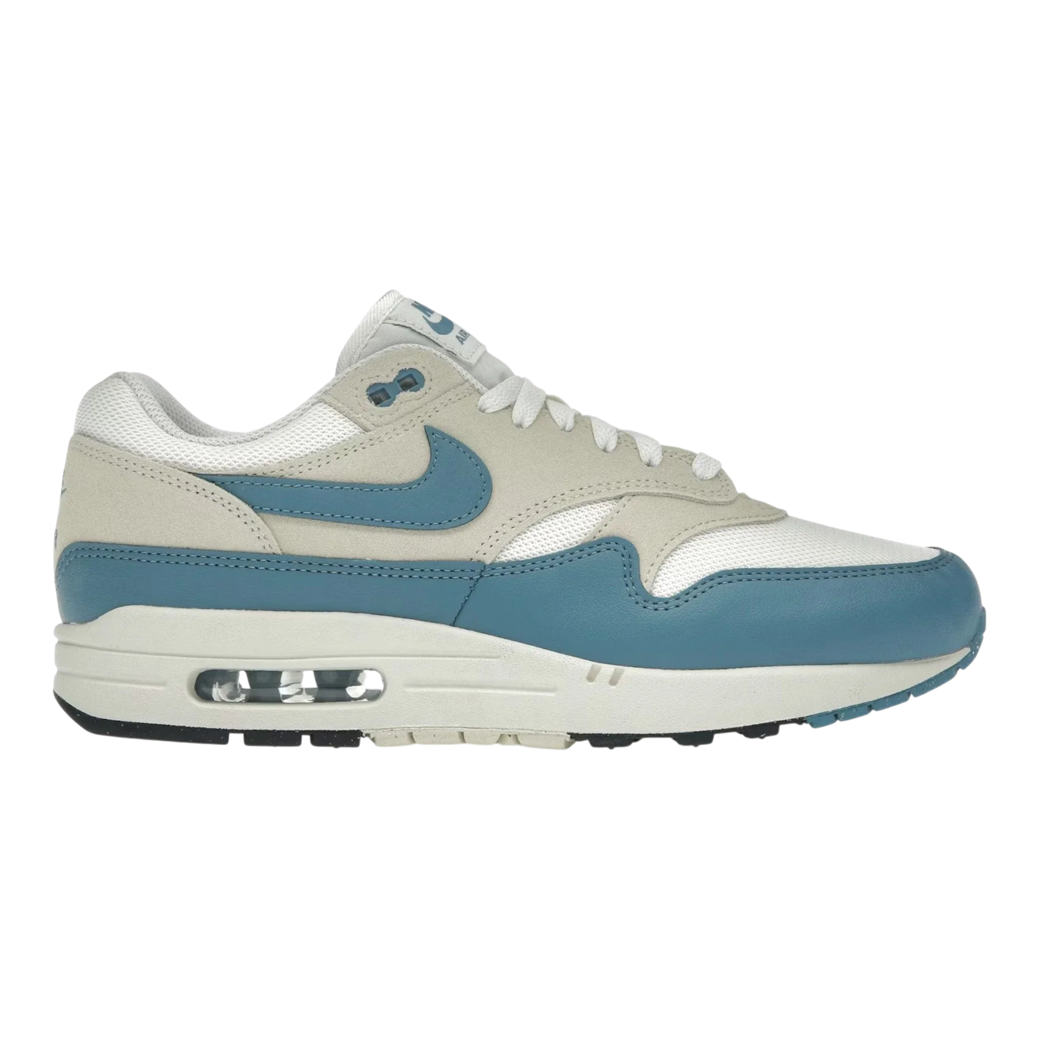 Nike Air Max 1 Essential Men's Sneakers — Soft Pearl/Smokey Blue Low-Top